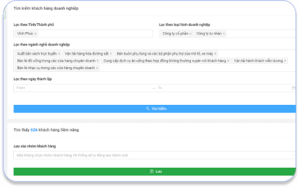 Tìm kiếm khách hàng