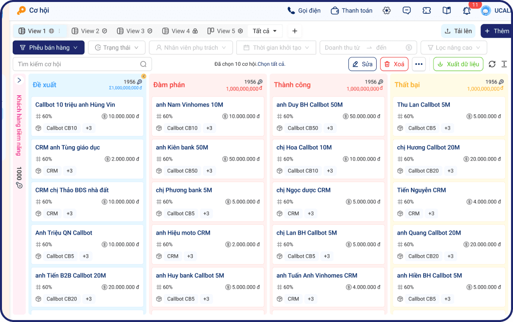 Adahub - Phần mềm quản lý khách hàng tích hợp tổng đài thông minh AI